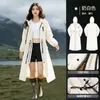 Impermeable Unitario Eva para Mujer Ropa Exterior Impermeable de Cuerpo Completo Separación Persona y Vehículo Senderismo Bicicleta Eléctrica Poncho para Ciclismo