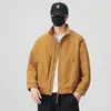 Chaqueta de Hombre con Cuello Alto Primavera Moda Tendencia Estampado de Letras Versátil Casual Holgada Superior Marca Europea