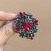 Broche Retro de Palacio Europeo y Americano, Insignia de Cristal de Lujo de Alta Gama para Mujer, Moderno Elegante, Pin Elegante, Accesorios de Corsage para Abrigo