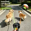 Corda de Tração Automática para Pet Corrente de Cachorro Telescópica com Duas Pontas Guia de Cachorro Um para Dois Corda para Passeio de Cachorro Venda por Atacado