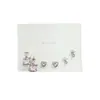 Brincos de Design Nicho Estilo Coreano para Mulheres, Brincos de Coração Rosa Estrela de Luxo Leve, Brincos Pequenos e Versáteis, Conjunto de 3 Pares