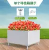 Varilla de Fibra Reforzada Caja de Plantación de Azulejos de Aleación de Aluminio Engrosada Marco de Esquina Base Elevada Juego con Accesorios de Empalme a Presión