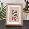 Suporte de Exibição de Porta-Retrato Oco Tridimensional 1,2 cm Fábrica Atacado Ornamentos Criativos de Madeira 5 polegadas 6789 polegadas Arte de Parede para Fotos A4