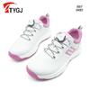 Zapatos de Golf para Mujer con Tacos Fijos Suela Antideslizante Zapatos Deportivos Botón Giratorio Zapatos de Golf Impermeables Modelos 1022