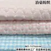 Bolsa de Almacenamiento para Cosméticos de Gran Capacidad Tela Acolchada Bordada Almohada Ropa para Niños Chaqueta de Algodón Acolchada a Cuadros Bolsa Tela Decorativa