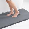 Alfombrillas de Baño de Venta Caliente Transfronterizas, Absorbentes de Agua, Antideslizantes, Alfombrillas de Piso de Baño de Franela Engrosada de Color Sólido, Se Pueden Personalizar para la Entrega