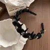 Faixa de Cabelo Alta de Luxo Leve Coreana com Dentes, Presilha de Cabelo Antiderrapante, Novo Modelo 2025, Acessório de Cabelo de Moda de Alta Qualidade para Mulheres