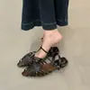 Sandálias para Pés Suados, Novo Estilo de Verão Sandálias Anabela Trançadas Estilo Romano para Mulheres, Estilo Retrô, Sapatos Versáteis e Confortáveis