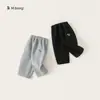 Ropa infantil marca G, pantalones para niñas, pantalones rectos infantiles de otoño con dibujos animados, pantalones de chándal para niños pequeños, pantalones largos deportivos versátiles para niños