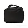Bolso de tela Oxford para acampar al aire libre y picnics, bolsa de almacenamiento multifuncional para bomba de aire de coche negra