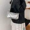 Bolso de hombro liso de moda minimalista transfronterizo, bolso de axila popular versátil de nicho para el día a día, bolso de mano texturizado