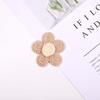 Accesorios de ropa de primavera y verano subsidio súper color 4.5cm hoja tridimensional lana parche bordado flor de cinco pétalos
