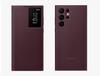 Adecuado para Samsung S24Ultra Funda para Teléfono con Ventana Inteligente Note20Ultra Protección de Espejo Inteligente S23U