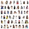 104 novas figuras da estrela feminina Tian Xiwei adesivos de grafite para mala, copo, adesivos de scooter atacado