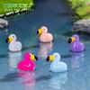 Comércio Exterior Transfronteiriço Nova Cor Criativa Flamingo Micro Paisagem DIY Decorações Acessórios Mini Desktop Pequenos Ornamentos