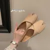 Pantuflas de Piel de Vaca Estilo Coreano para Usar en Exteriores para Verano 2023 Nuevo Estilo Piel Suave Cabeza de Piel Medias Pantuflas Sandalias Planas Cómodas para Mujer Combinan con Todo
