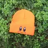 Al por mayor Nuevo Gorro de Punto Versátil Lindo Bordado Gorro Cálido Estilo Coreano Hombres y Mujeres Otoño e Invierno Moderno Versátil Negro Gorro Baotou