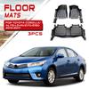 Adequado para Tapetes de Carro Toyota Corolla, Tapetes Especiais Corolla Tpe Tapetes de Chão Impermeáveis Personalização
