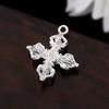 Joyería de bricolaje, colgante pequeño de plata, pulsera, collar, pendientes, colgante pequeño, tocado, horquilla, corona para el cabello, borla, accesorios colgantes