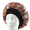 Touca de Cetim de Alta Elasticidade de Aba Larga Transfronteiriça da Amazon Chapéu para Cuidados com o Cabelo de Salão de Beleza Feminino Chapéu para Pós-parto Quimioterapia