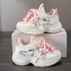 Zapatillas Deportivas para Niñas con Suelas Blandas, Zapatillas Estilo Papá para Niños, Nuevas Zapatillas Infantiles de Dibujos Animados Primavera y Otoño 2026, Zapatillas Ligeras Antideslizantes para Correr