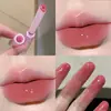 Herorange~Espejo Liso de Cristal Labial Hidratante e Hidratante Brillo de Espejo Labios Carnosos Maquillaje de Larga Duración y Brillo de Labios Suave