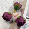 Acessórios Artesanais Estilo Mori Flor de Camélia Desabrochando Retrô Europeu Materiais para Guirlanda Artesanal DIY Cabeça de Flor Rosa Simulada