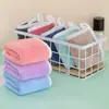 Toalha infantil cozinha banheiro absorvente macia velo coral toalha quadrada grande creche toalha pequena fábrica atacado