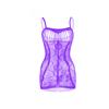 Lencería Sexy de Nuevo Estilo, Mono Tentador sin Tirantes Calado Transparente, Vestido de Malla Jacquard, Medias de Rejilla W426