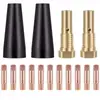Conjunto Transfronteiriço 14Ak/15Ak Acessórios para Pistola de Solda Bico Protetor Fc90 Haste de Conexão K3493-1 Conjunto de Bicos Condutores