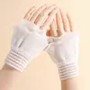 Guantes Dulces de Encaje Estilo Japonés para Niña Creativos de Encaje Multicapa Manga de Campana Guantes Decorativos para Cuello Otoño e Invierno Manga Larga