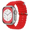 Adecuado para Correa de Apple Watch S10 Correa de Silicona Generación 1-9 Seultra Oficial Estilo Océano Correa de Ola