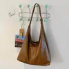 Bolsa de Ombro Texturizada Estilo Retrô para o Trabalho Feminina 2026 Nova Popular Estilo Coreano Temperamento Bolsa de Axila Bolsa Tote Moda Feminina