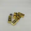 Lingotes de Oro Pequeños de Plástico, Accesorios Simulados, Pepitas de Oro Decorativas, Decoraciones Simuladas, Lingotes de Oro de Plástico, Accesorios de Juguete, Lingotes de Oro Falsos