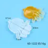 Molde de Resina DIY Série Animais Marinhos Molde de Silicone com Areia Movediça Pingente de Chaveiro Ornamento Molde de Estrela do Mar