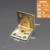 Suporte de Canto de Ferro para Móveis / Conector de Reforço em L / Cantoneira de Suporte para Prateleira / Suporte Triangular de Ferro 90 Graus para Placa de Madeira