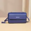 Nova bolsa para celular feminina bolsa de ombro transversal bolsa de moedas popular na internet bolsa de moedas de grande capacidade bolsa mini fashion
