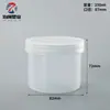 Frasco de Polvo de Boca Ancha 500ml Contenedor de Polvo Sólido 100g Polvo para Mascarilla Facial Mascarilla para el Cabello Frasco de Plástico 250g Frasco de Sales Explosivas