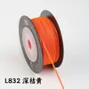 Long Jie Wenwan Línea Mambo Diámetro 1.2mm Seleccionable Multicolor Trenzado a Mano Accesorios para Joyería DIY 18 Metros Venta al por Mayor de Fábrica