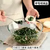 Tazón grueso de vidrio de borosilicato, tazón transparente para ensaladas, tazón grande antiadherente para mezclar, tazón para hornear y batir huevos, resistente a altas temperaturas