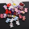 Dulce Dibujo Lineal de Dibujos Animados Pequeño Pony Acrílico DIY Hecho a Mano Pasador Llavero Material Accesorios Piezas Pequeñas