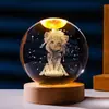 Comércio Exterior Venda Quente Bola de Cristal Luminária Noturna Desenho Animado Anime Enfeites Luminosos Céu Estrelado Lâmpada Criativa Pequenos Presentes Atacado Transfronteiriço