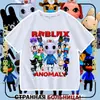 Nueva camiseta de manga corta para niños del juego de Roblox Animal Hospital, top moderno