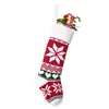 Nuevos Calcetines Decorativos de Navidad Tejidos con 12 Diseños Calcetines de Regalo Calcetín de Lana de Reno Colgante Calcetín de Navidad Jacquard