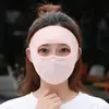 Dropshipping Óculos de Sol Novos de Verão, Máscara de Proteção Solar, Óculos de Sol, Máscara de Proteção Solar com Estilo de Lente, Cobertura Facial Completa, À Prova de Vento e Poeira