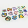 Patches de Ferro Desenho Animado Fofos, Patches de Bordado para Toalha Autoadesivos Sem Costura, Patches de Bordado Computadorizado, Patches de Bordado em Formato Personalizado