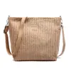 2026 Nova Bolsa Feminina de Primavera Transfronteiriça Estilo Coreano Moda Bolsa Tote Tendência Casual Estilosa Cor Sólida Bolsa Grande