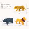 [9cm] 12 simulação trompete modelo animal selvagem pequeno conjunto animal educação precoce cognitivo brinquedos infantis em todo