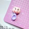 Cerdo de Dibujos Animados Divertido Comida Juego Crema Gel Pasador DIY Taza de Agua Funda para Teléfono Móvil Flor para Zapatos Micro Paisaje Accesorios de Resina