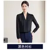 Camisa de Chiffon Branca com Decote V para Outono e Inverno Design de Manga Longa Feminino Nicho Primavera e Outono Elegante Profissional Roupa Camisa de Entrevista